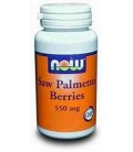 NOW Foods Saw Palmetto Berries 550mg, 100 Capsules (Pack of 3)