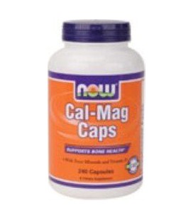 Cal-Mag Calcium Magnesium 240 Caps - NOW Foods