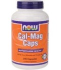 Cal-Mag Calcium Magnesium 240 Caps - NOW Foods