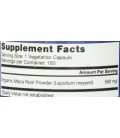 NutriGold  1 organique racine de maca en poudre Capsules - Maca Or, 500 mg, 180 Vegetarian Capsules - sans OGM, sans conservate