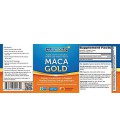 NutriGold  1 organique racine de maca en poudre Capsules - Maca Or, 500 mg, 180 Vegetarian Capsules - sans OGM, sans conservate