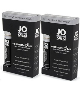 Jo système pour Hommes phéromone Rehausse activité sexuelle Booster Crème: Taille 1 Fl. Oz / 30 Ml. (Pack de 2)