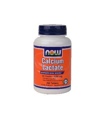 Now Foods Calcium Lactate - 250 Tabs ( Multi-Pack)