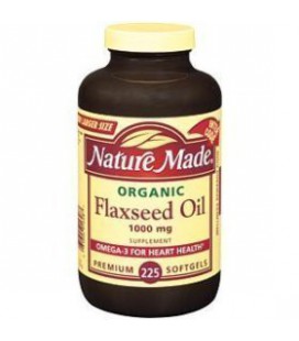 Nature Made Organic Flaxseed Oil 1,000 mg - 225 Softgels