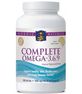 Nordic Naturals Complete Omega, 180 SoftGels, Bottle