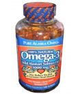 Pure Alaska Omega-3 Wild Alaskan Salmon Oil  1000mg Softgels