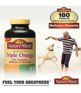 Nature Made Triple Omega 3 6 9 - Fish, Flaxseed, Safflower &