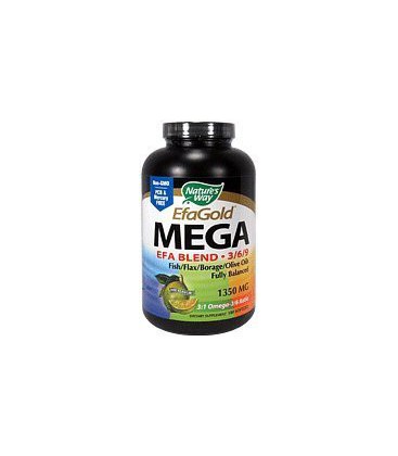 Nature's Way Mega 3/6/9 Blend 1350mg, 180 Softgels