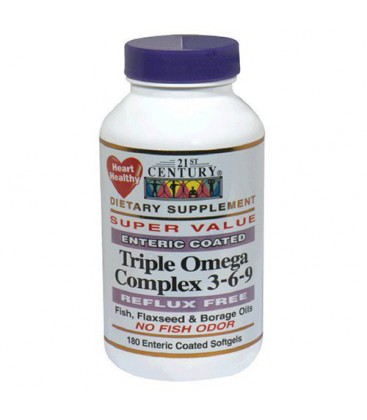 21st Century Dietary Supplement Triple Omega Complex 3-6-9 E