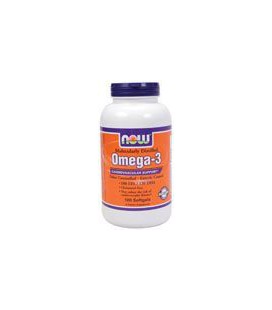 Now Foods Molec-distilled Omega-3 Soft-gels, 180-Count