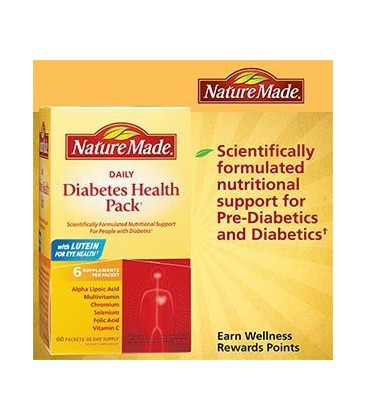 Diabetes Health Pack-Nature Made Multivitamin & Mineral Supp