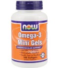 NOW Foods Omega-3 Mini Softgels  (180 EPA/120 DHA), 180 Soft
