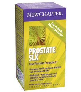 New Chapter Prostate 5LX, Saw Palmetto Softgels, 120-Count