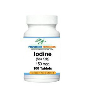 Iodine Supplement from Sea Kelp 150 Mcg, 100 Tablets - Endor