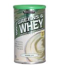 Biochem 100% Greens and Whey Protein Powder, Vanilla, 22.7-O