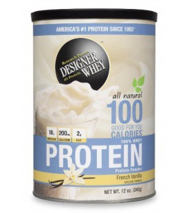 DESIGNER WHEY Protein Powder Supplement, French Vanilla, 12.