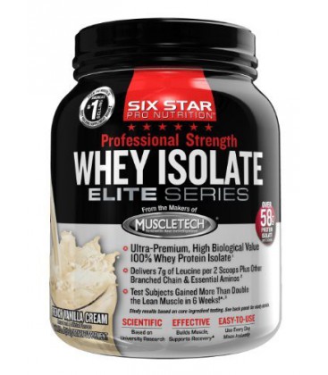 Six Star Pro Nutrition PS Whey Isolate, French Vanilla Cream