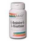 Solaray - L-Arginine & Ornithine, 750 mg, 50 capsules