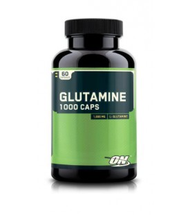 Optimum Nutrition Glutamine 1000mg, 60 Capsules (Pack of 2)