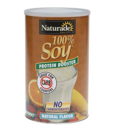 Naturade 100% Soy Protein Booster, Natural Flavor, 29.6 Ounc