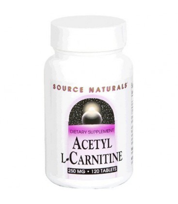 Source Naturals Acetyl L-Carnitine 250mg, 120 Tablets