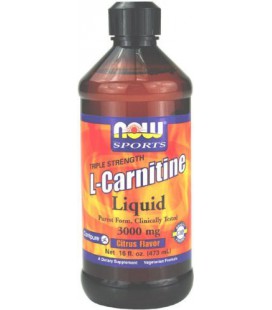 NOW Foods L-Carnitine Liquid 3000mg/Tbsp, 16 ounce