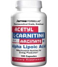 Jarrow Formulas Acetyl L-Carnitine Arginate (ALCA)  and Alph