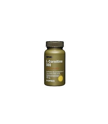 GNC L-Carnitine 500 500mg 60 Capsules