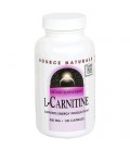 Source Naturals L-Carnitine 500mg, 120 Capsules
