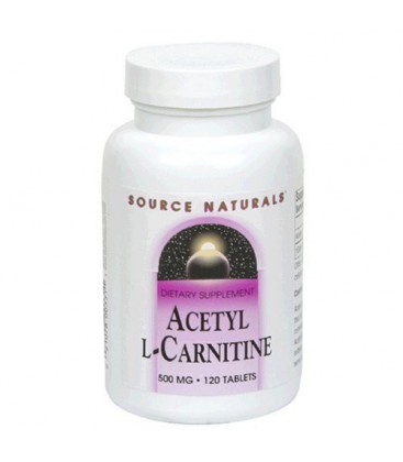 Source Naturals Acetyl L-Carnitine 500mg, 120 Tablets