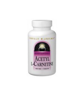 Source Naturals Acetyl L-Carnitine 500mg, 60 Tablets