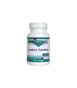 Nutricology Acetyl L-carnitine 250 Mg, Vegicaps, 60-Count