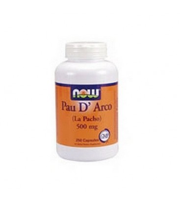 NOW Foods Pau Darco, 250 Capsules / 500mg (Pack of 2)