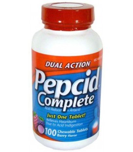 Pepcid Complete Dual Action Acid Reducer and Antacid Berry F