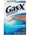 Gas-X Anti-Gas Chewable Tablets, Peppermint Creme, 36-Count