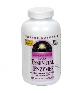 Source Naturals Daily Essential Enzymes, 500mg, 240 Vcaps