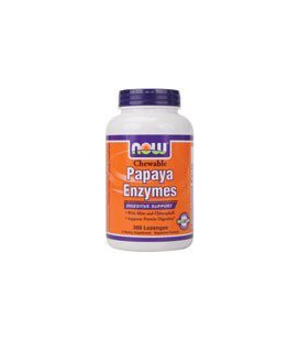 Now Foods Papaya Enzyme, 360 Chewable Lozenges