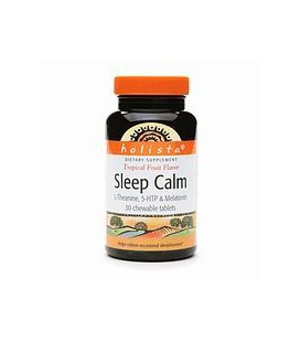 Holista Sleep Calm L-Theanine 5HTP and Melatonin Chewable Ta