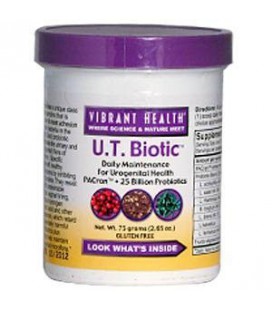 Vibrant Health U.T. Biotic, Powder, 75-Grams, 2.65 ozs