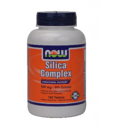 NOW Foods, SILICA COMPLEX 500mg 180 TABS ( Multi-Pack)