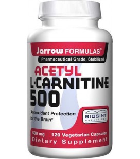 Jarrow Formulas Acetyl L-Carnitine 500mg, 120 Capsules