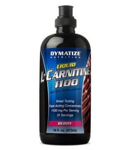 Dymatize Nutrition Liquid L-Carnitine 1100, Berry, 16 Ounce