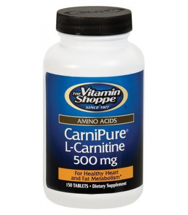 Vitamin Shoppe - Carnipure L-Carnitine, 500 mg, 150 tablets