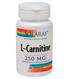 Solaray - L-Carnitine, 250 mg, 30 capsules