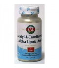 Acetyl-L-Carnitine & Alpha Lipoic - 60 - Tablets
