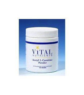 Vital Nutrients Acetyl L-Carnitine Powder - 100g Powder