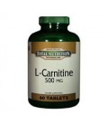 L Carnitine 500 Mg. - 60 Tablets