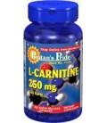 Puritan's Pride L-carnitine 250 Mg. 30 Capsules 1 Bottle