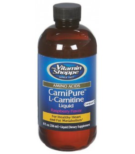 Vitamin Shoppe - Carnipure L-Carnitine Raspberry Flavor, 8 f