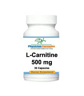 L-Carnitine Supplement 500 mg, 30 Capsules - Endorsed by Dr.